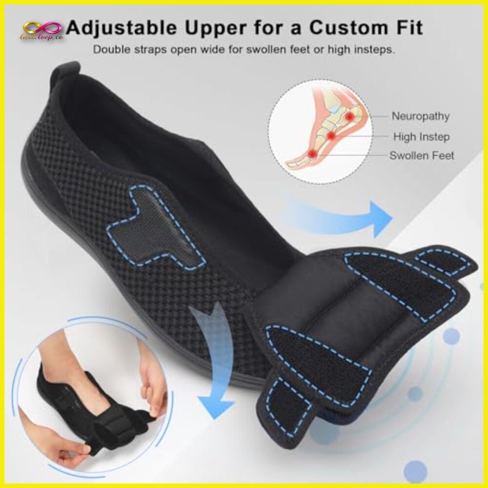 Zero Drop Walking Sneakers Adjustable Upper Comfo… - image 4